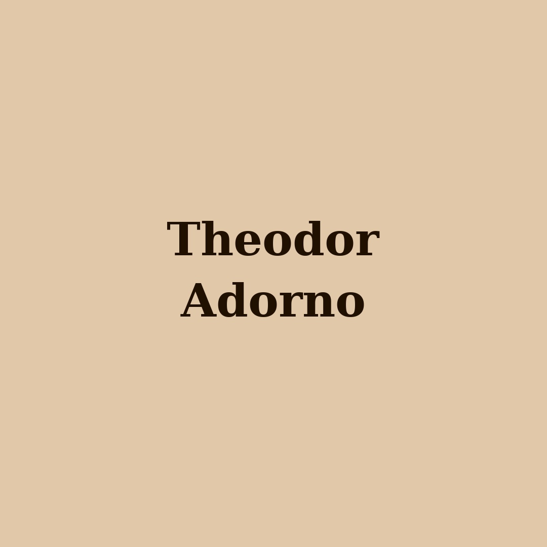 Theodor Adorno